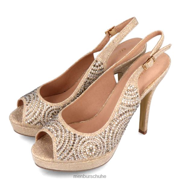 High Heels Menbur Badolato Beige Frauen 2R0V0892