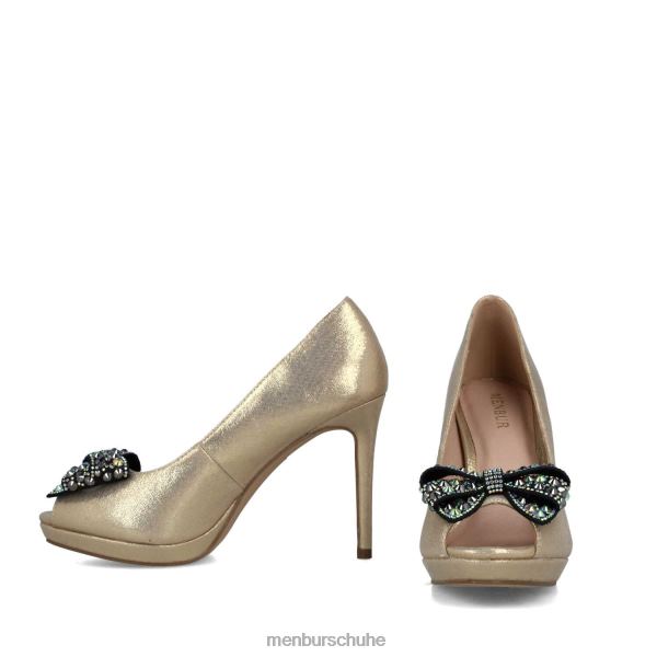 High Heels Menbur Hackmanita Gold Frauen 2R0V0797