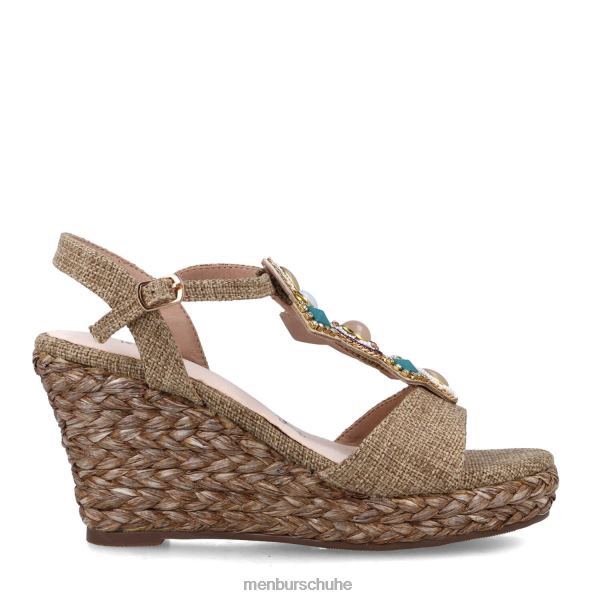 High Heels Menbur Melione Beige Frauen 2R0V05456