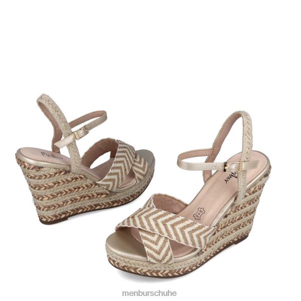 Lässiger, schicker Schuh Menbur Campofilon Gold Frauen 2R0V03079