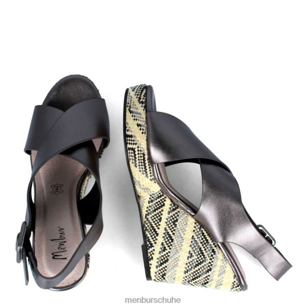 Lässiger, schicker Schuh Menbur Valromina grau Frauen 2R0V0491