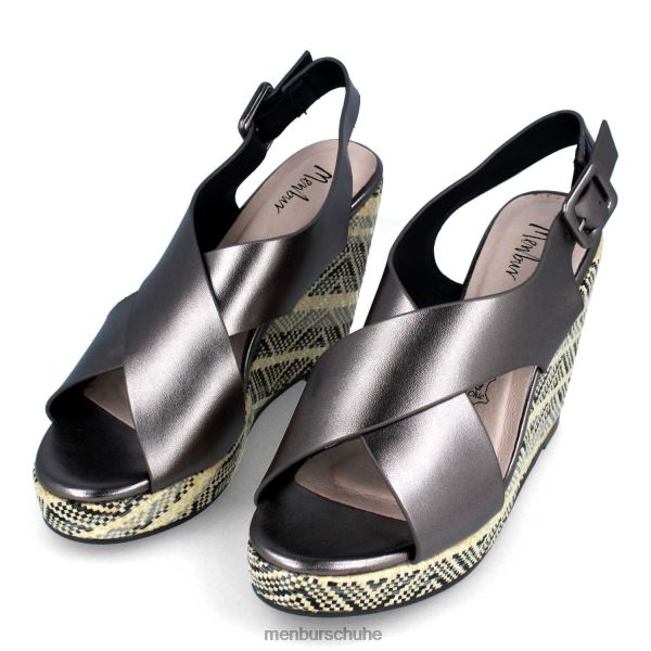 Lässiger, schicker Schuh Menbur Valromina grau Frauen 2R0V0491