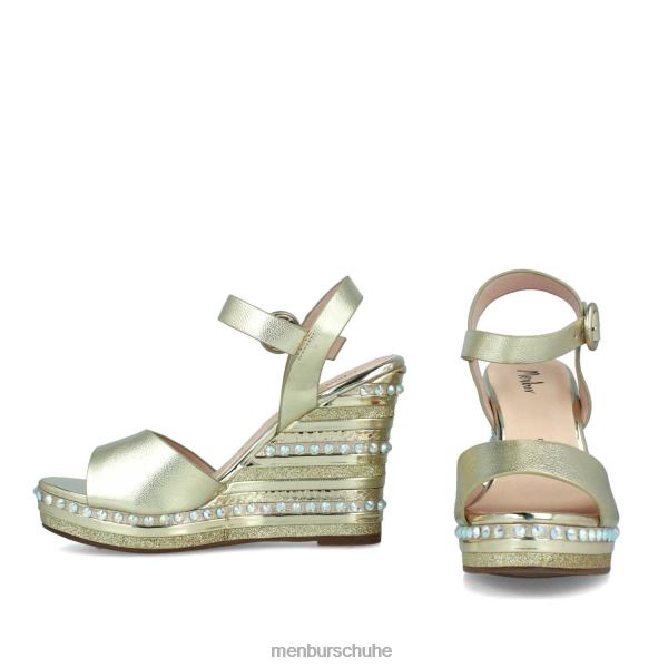 Lässiger, schicker Schuh Menbur ailano Gold Frauen 2R0V0543