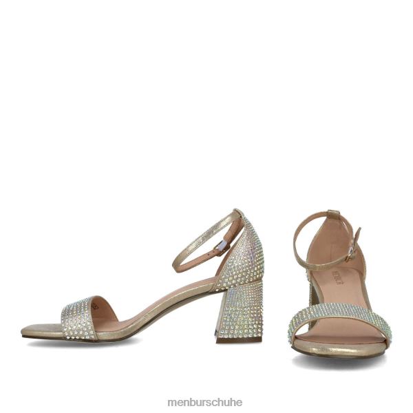 mittlere und niedrige Absätze Menbur Aguamarina Gold Frauen 2R0V01653