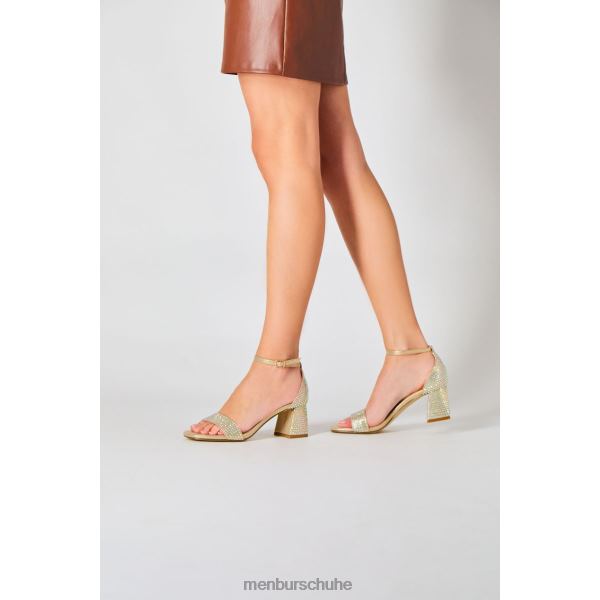 mittlere und niedrige Absätze Menbur Aguamarina Gold Frauen 2R0V01653