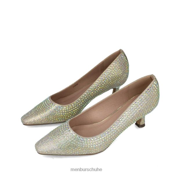 mittlere und niedrige Absätze Menbur Aguamarina Gold Frauen 2R0V01665