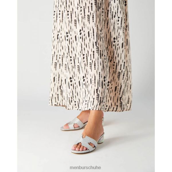 mittlere und niedrige Absätze Menbur Apolonis Silber Frauen 2R0V05842