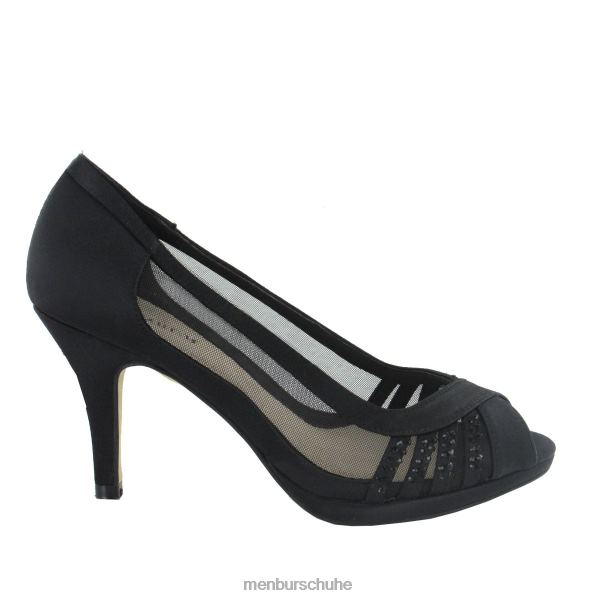 mittlere und niedrige Absätze Menbur Balkone Schwarz Frauen 2R0V01775