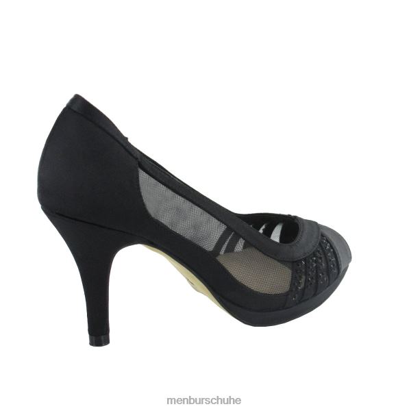 mittlere und niedrige Absätze Menbur Balkone Schwarz Frauen 2R0V01775