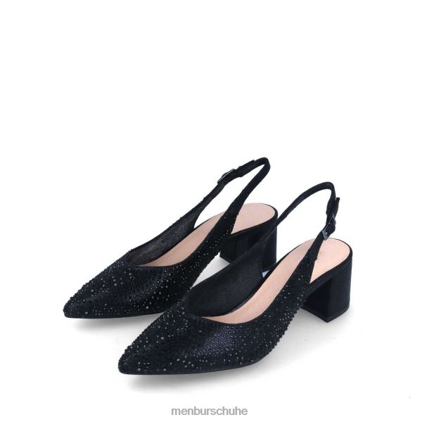 mittlere und niedrige Absätze Menbur Cefali Schwarz Frauen 2R0V01747