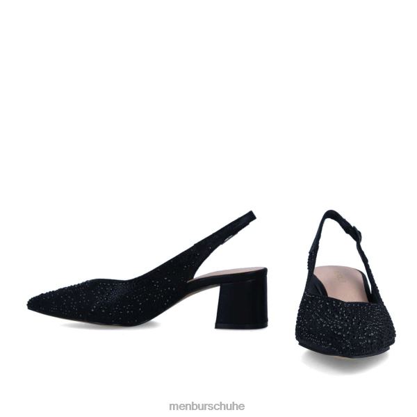 mittlere und niedrige Absätze Menbur Cefali Schwarz Frauen 2R0V01747