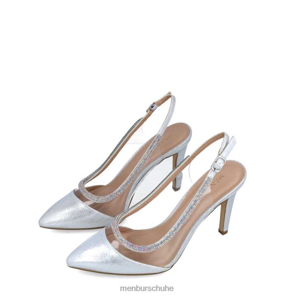 mittlere und niedrige Absätze Menbur Cepheus Silber Frauen 2R0V01577