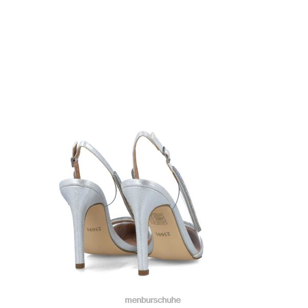 mittlere und niedrige Absätze Menbur Cepheus Silber Frauen 2R0V01577