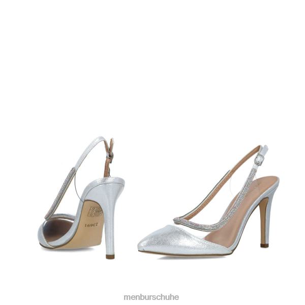mittlere und niedrige Absätze Menbur Cepheus Silber Frauen 2R0V01577