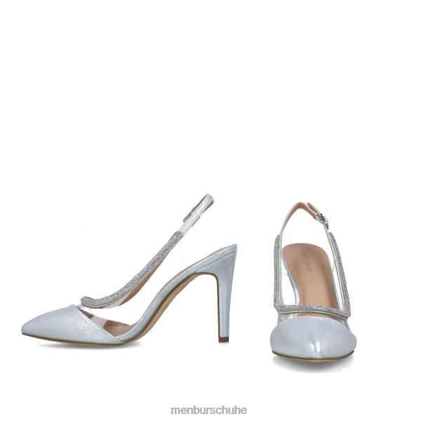 mittlere und niedrige Absätze Menbur Cepheus Silber Frauen 2R0V01577