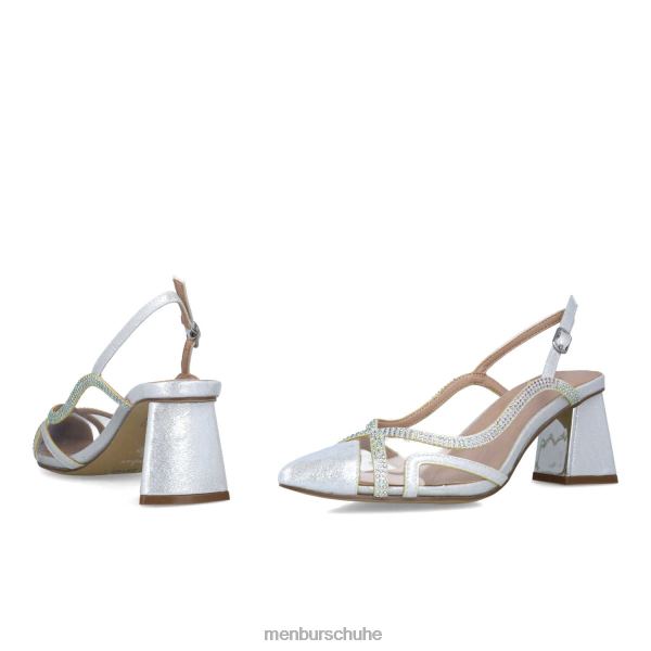 mittlere und niedrige Absätze Menbur Cepheus Silber Frauen 2R0V05570