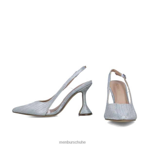 mittlere und niedrige Absätze Menbur Chamäleon Silber Frauen 2R0V05527
