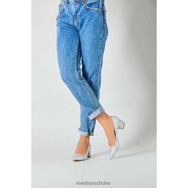 mittlere und niedrige Absätze Menbur Cianita Silber Frauen 2R0V05699