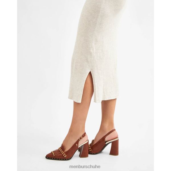 mittlere und niedrige Absätze Menbur Cyathea braun Frauen 2R0V01725