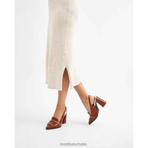 mittlere und niedrige Absätze Menbur Cyathea braun Frauen 2R0V01725