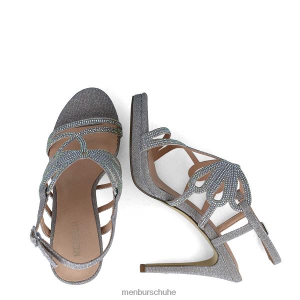 mittlere und niedrige Absätze Menbur Euporie Silber Frauen 2R0V01683