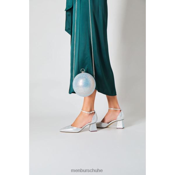 mittlere und niedrige Absätze Menbur Fluorita Silber Frauen 2R0V05694