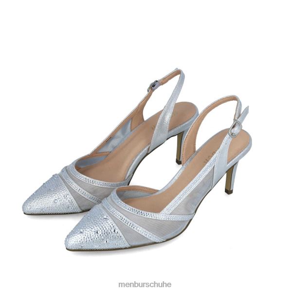 mittlere und niedrige Absätze Menbur Glauko Silber Frauen 2R0V05812