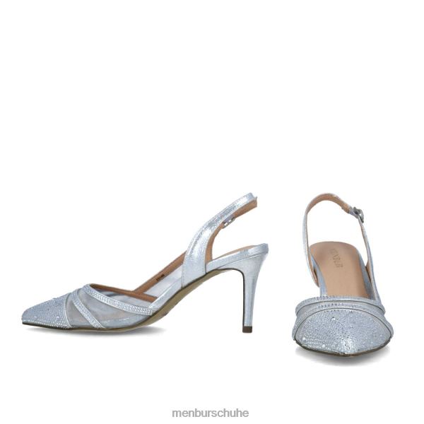 mittlere und niedrige Absätze Menbur Glauko Silber Frauen 2R0V05812