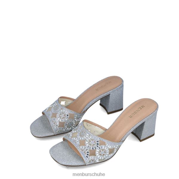 mittlere und niedrige Absätze Menbur Hambergita Silber Frauen 2R0V05657