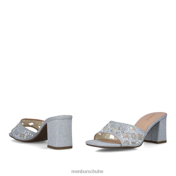 mittlere und niedrige Absätze Menbur Hambergita Silber Frauen 2R0V05657