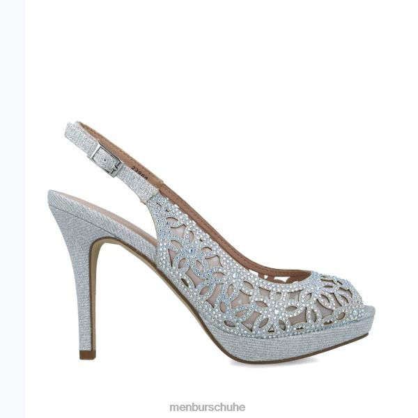 mittlere und niedrige Absätze Menbur Kanopus Silber Frauen 2R0V01603