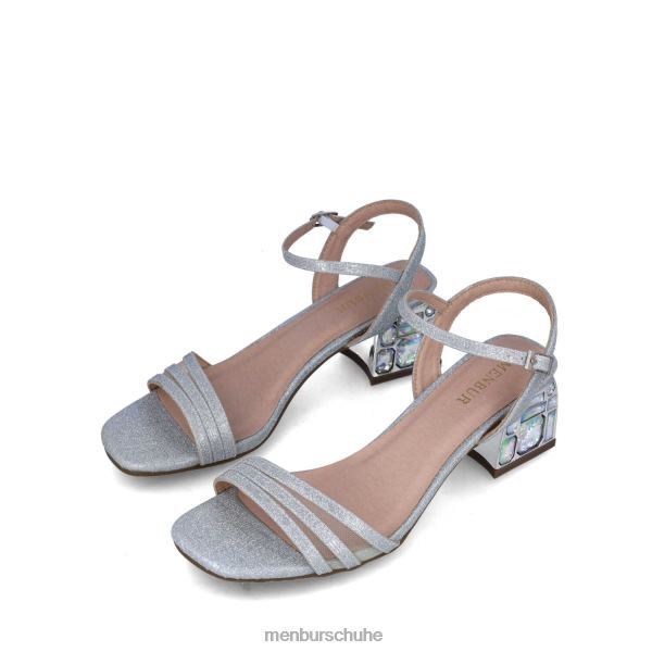 mittlere und niedrige Absätze Menbur Moldavita Silber Frauen 2R0V05674