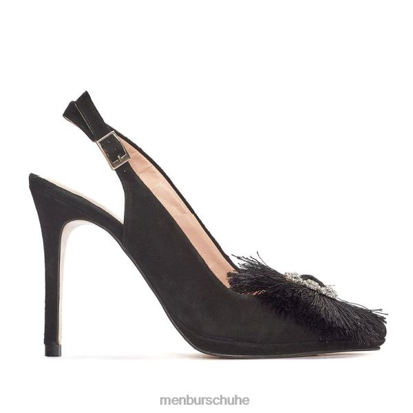 mittlere und niedrige Absätze Menbur Potenz Schwarz Frauen 2R0V02088