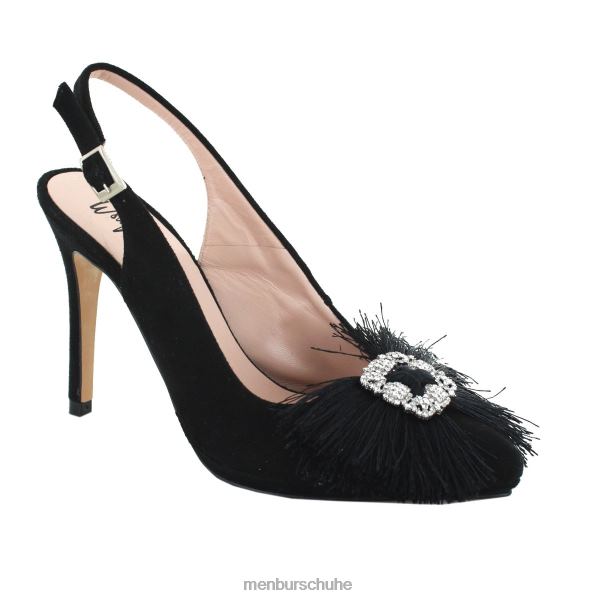 mittlere und niedrige Absätze Menbur Potenz Schwarz Frauen 2R0V02088