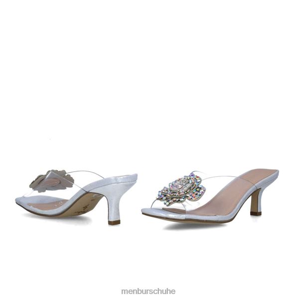 mittlere und niedrige Absätze Menbur Retikulum Silber Frauen 2R0V05536