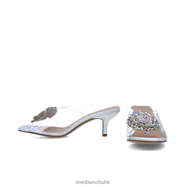 mittlere und niedrige Absätze Menbur Retikulum Silber Frauen 2R0V05536