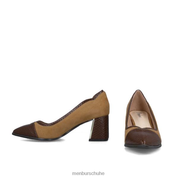 mittlere und niedrige Absätze Menbur Rodonita Beige Frauen 2R0V05621