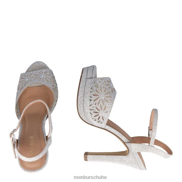 mittlere und niedrige Absätze Menbur Secondo Silber Frauen 2R0V05917