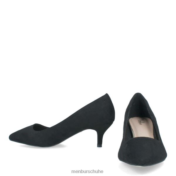 mittlere und niedrige Absätze Menbur Stilfserjoch Schwarz Frauen 2R0V01936