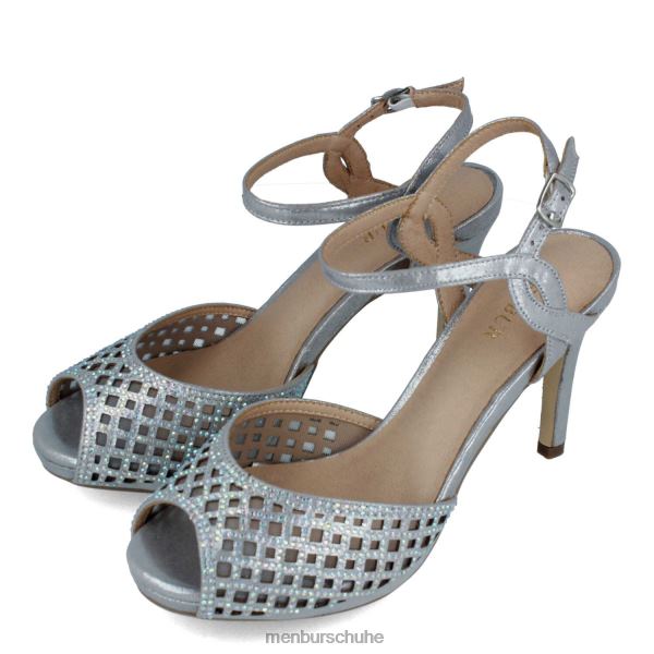 mittlere und niedrige Absätze Menbur Stoppo Silber Frauen 2R0V02174