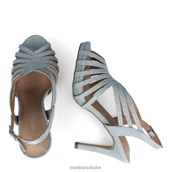 mittlere und niedrige Absätze Menbur Strepeto Silber Frauen 2R0V02172