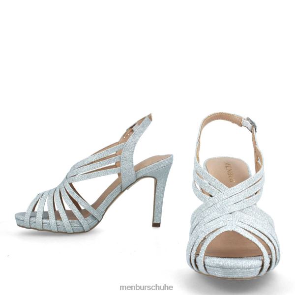 mittlere und niedrige Absätze Menbur Strepeto Silber Frauen 2R0V02172