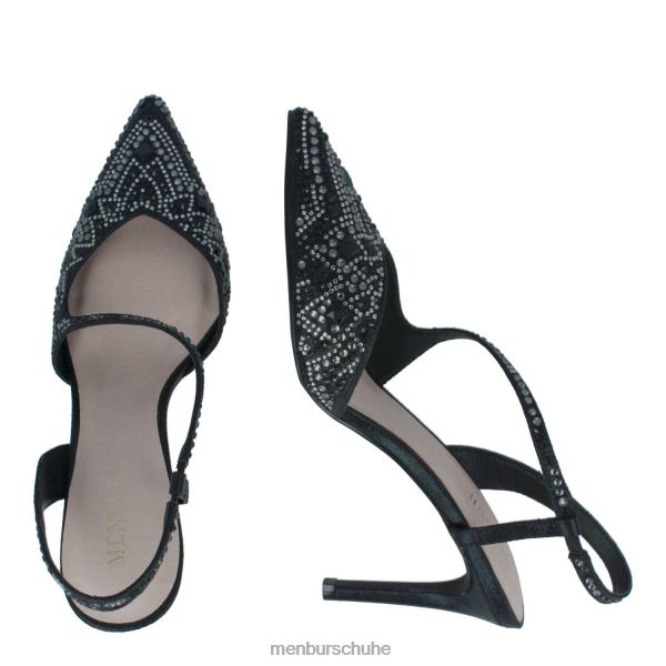 mittlere und niedrige Absätze Menbur Tarantasca Schwarz Frauen 2R0V05829