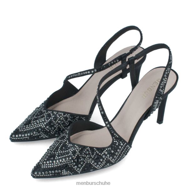 mittlere und niedrige Absätze Menbur Tarantasca Schwarz Frauen 2R0V05829