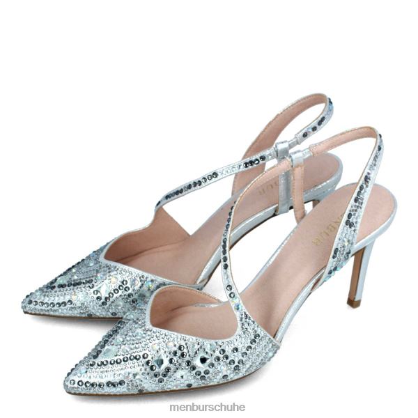 mittlere und niedrige Absätze Menbur Tarantasca Silber Frauen 2R0V05828