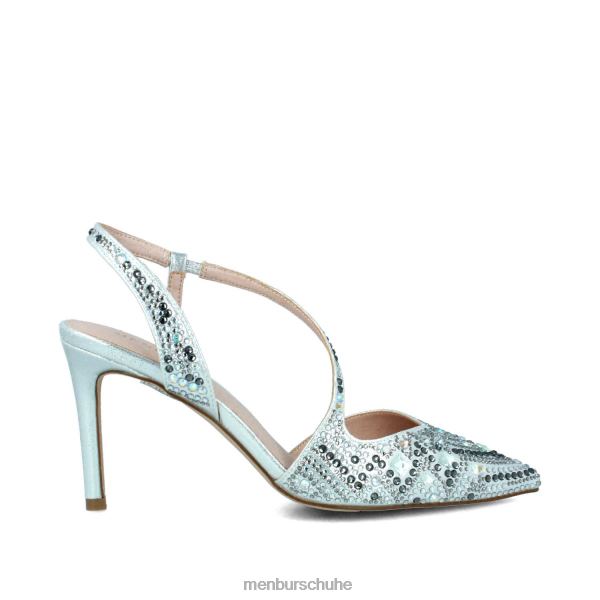 mittlere und niedrige Absätze Menbur Tarantasca Silber Frauen 2R0V05828