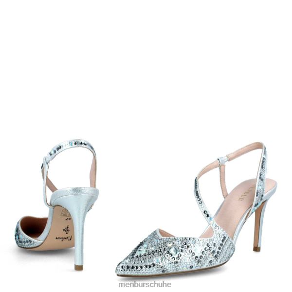 mittlere und niedrige Absätze Menbur Tarantasca Silber Frauen 2R0V05828