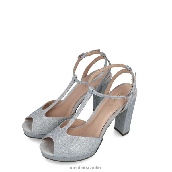 mittlere und niedrige Absätze Menbur achernar Silber Frauen 2R0V01604