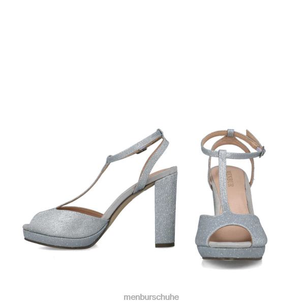 mittlere und niedrige Absätze Menbur achernar Silber Frauen 2R0V01604