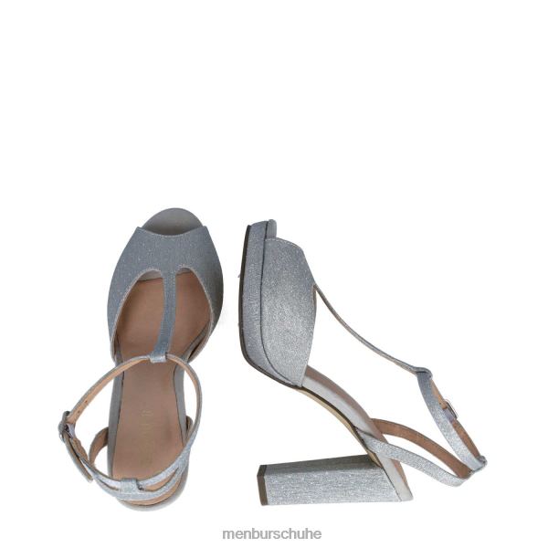 mittlere und niedrige Absätze Menbur achernar Silber Frauen 2R0V01604